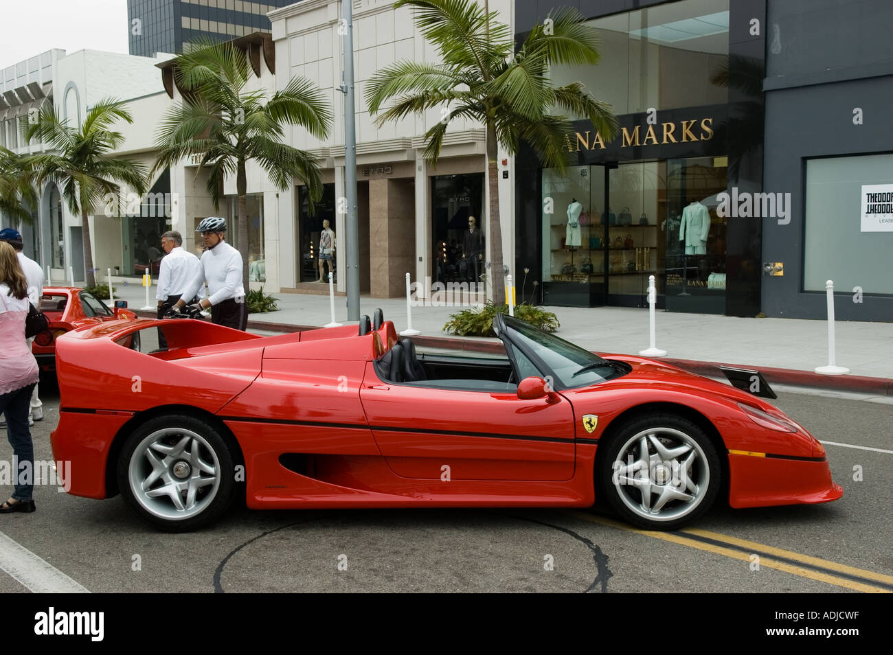 Beverly Hills Concours D’Elegance car show on Rodeo Drive, Beverly