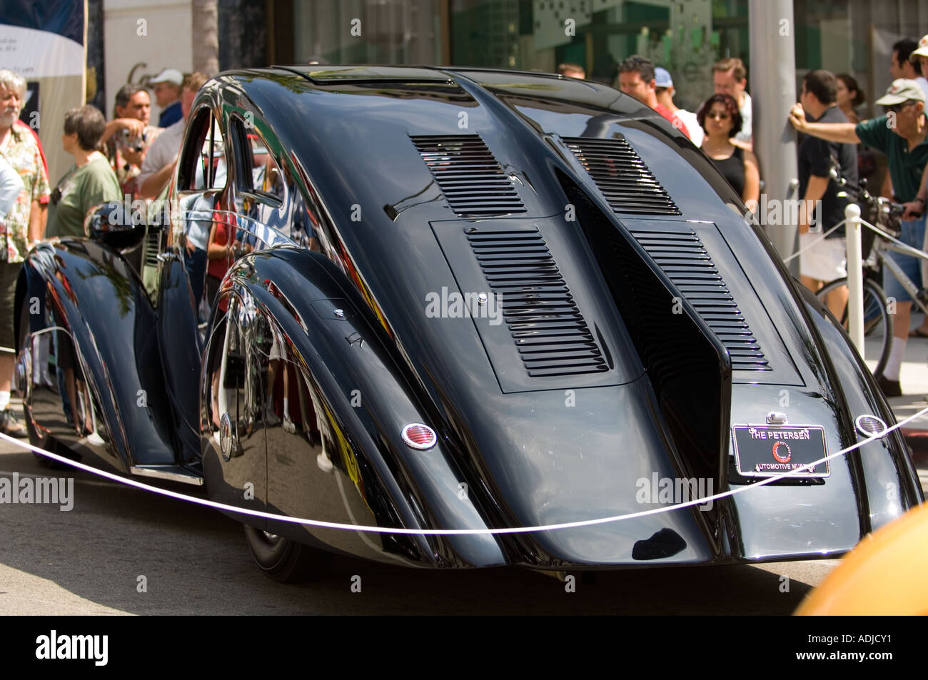 1925 Rolls Royce Phantom I Jonckheere Aerodynamic Coupe. Beverly Hills  Concours D'Elegance car show on Rodeo Drive, CALIFORNIA Stock Photo - Alamy