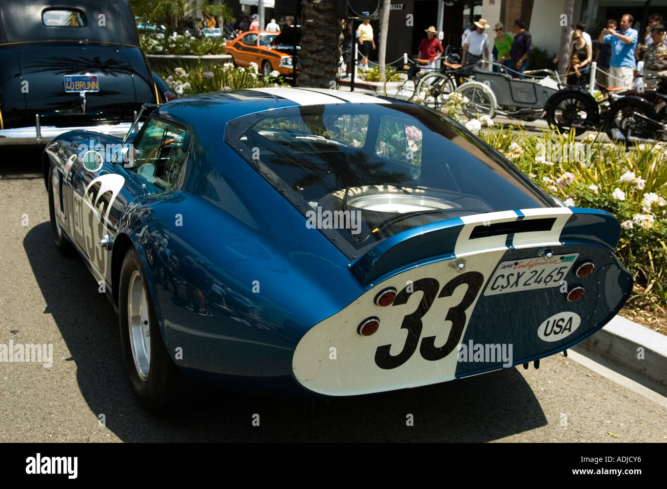 Beverly Hills Concours D’Elegance car show on Rodeo Drive, Beverly