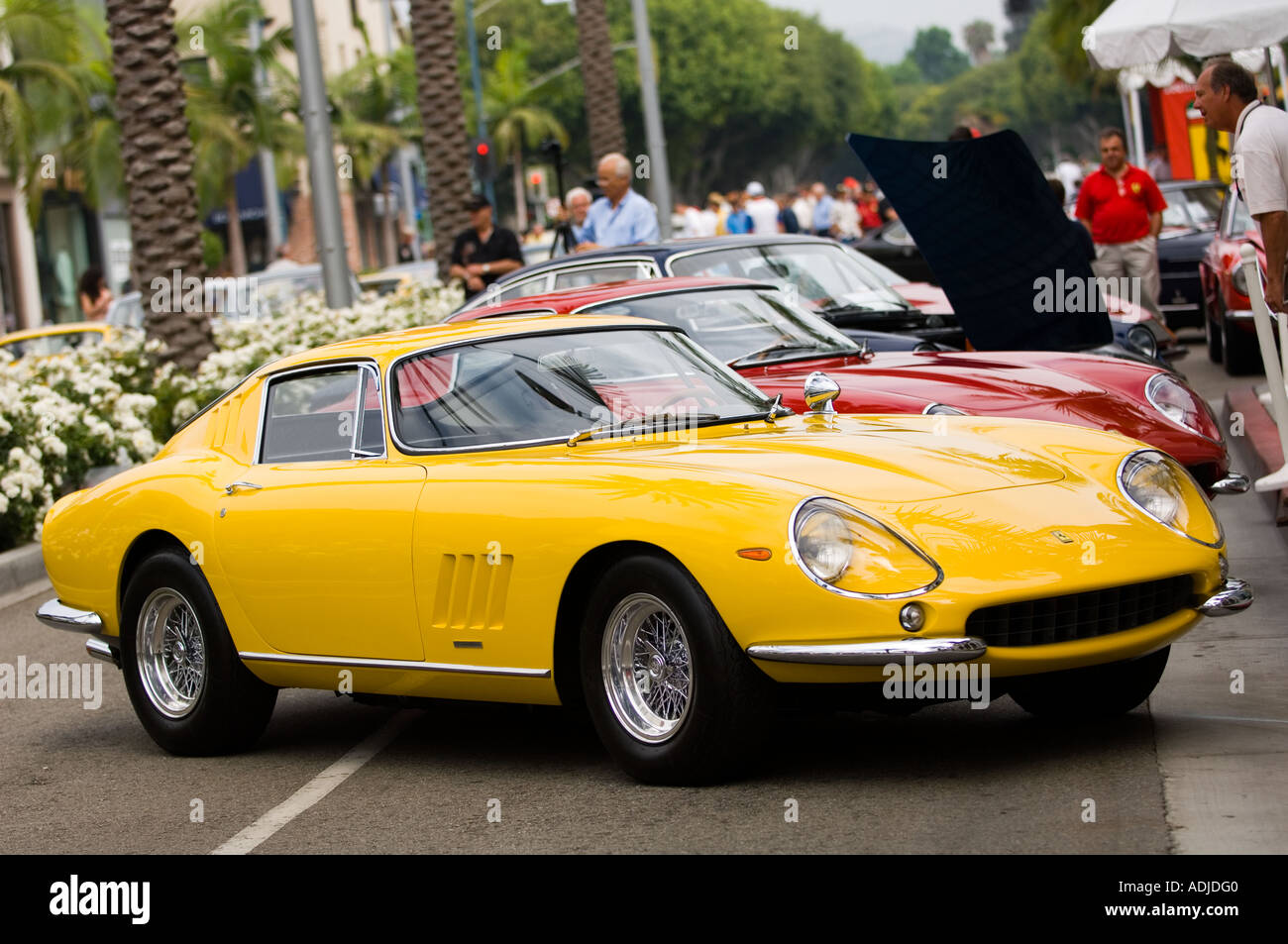 Beverly Hills Concours D’Elegance car show on Rodeo Drive, Beverly