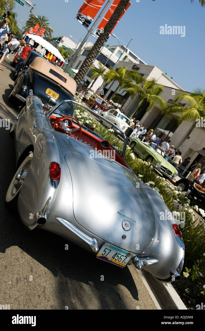 Beverly Hills Concours D’Elegance car show on Rodeo Drive, Beverly