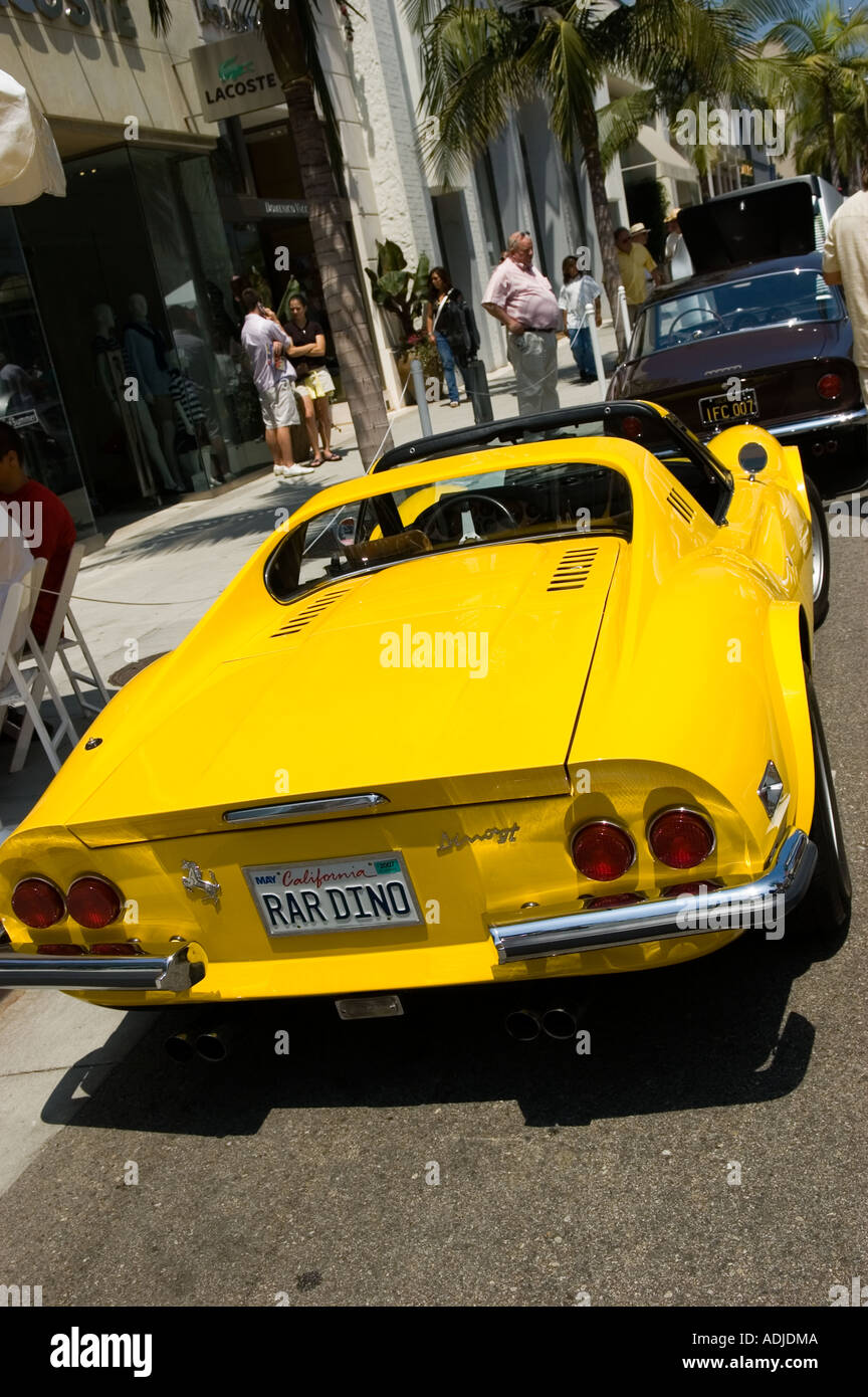 Beverly Hills Concours D’Elegance car show on Rodeo Drive, Beverly
