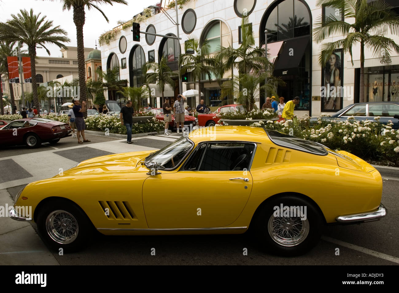 Beverly Hills Concours D’Elegance car show on Rodeo Drive, Beverly