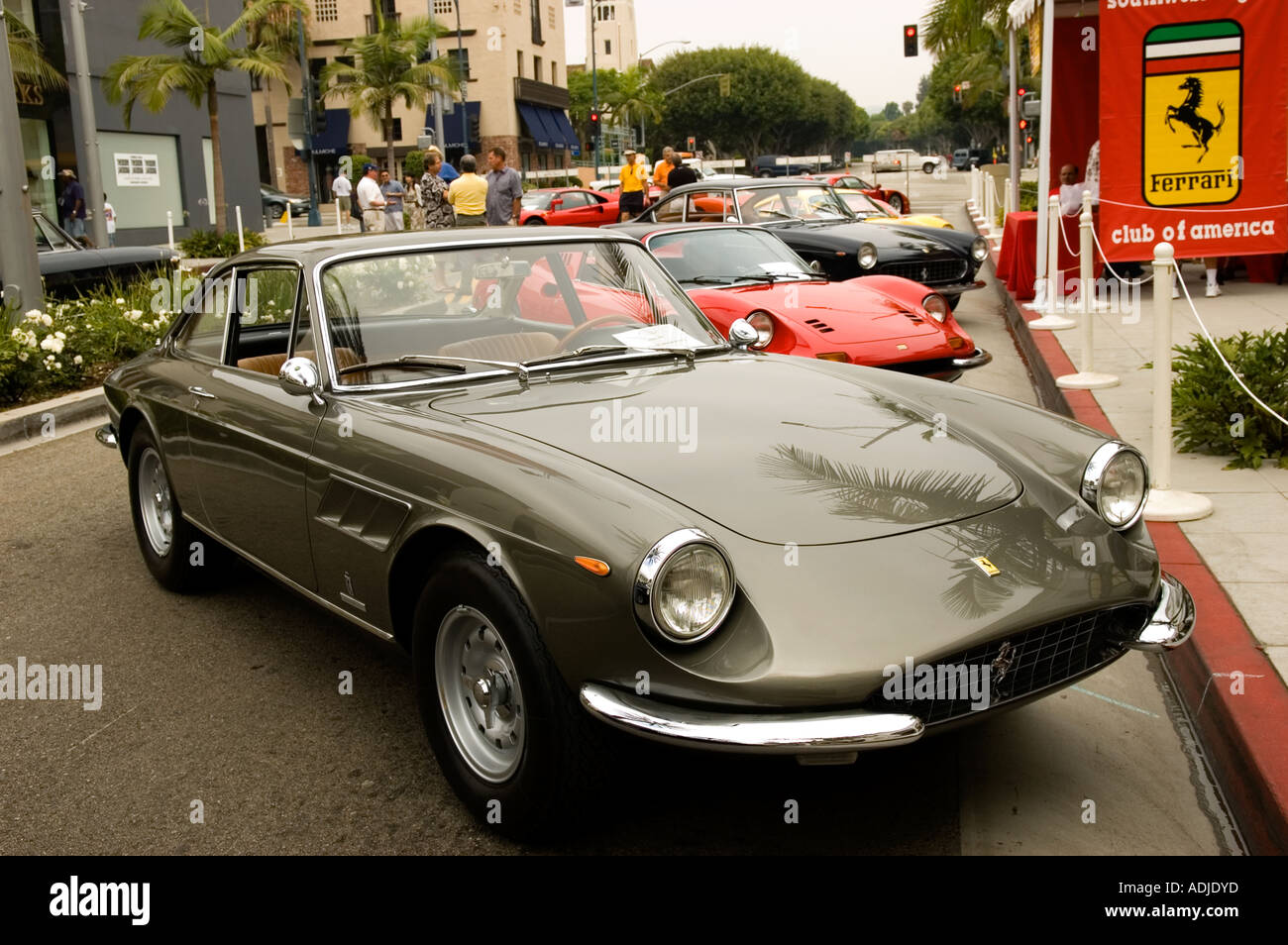 Beverly Hills Concours D’Elegance car show on Rodeo Drive, Beverly