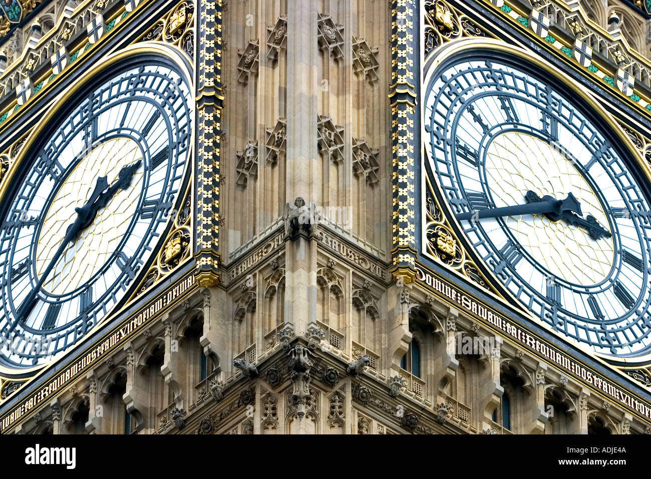 The clock face of Big Ben London England Stock Photo Alamy