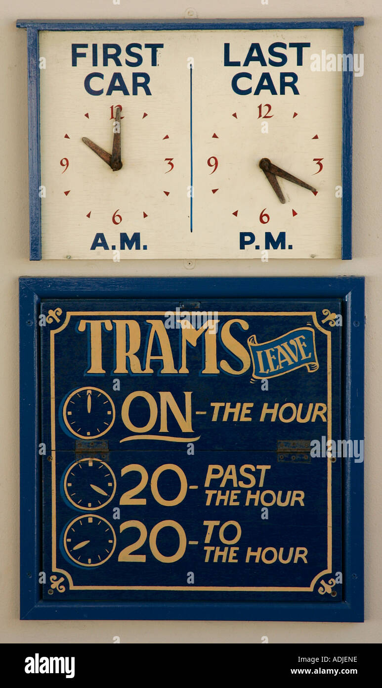 Working time clock Overview Llandudno Gwynedd North Wales GB UK English