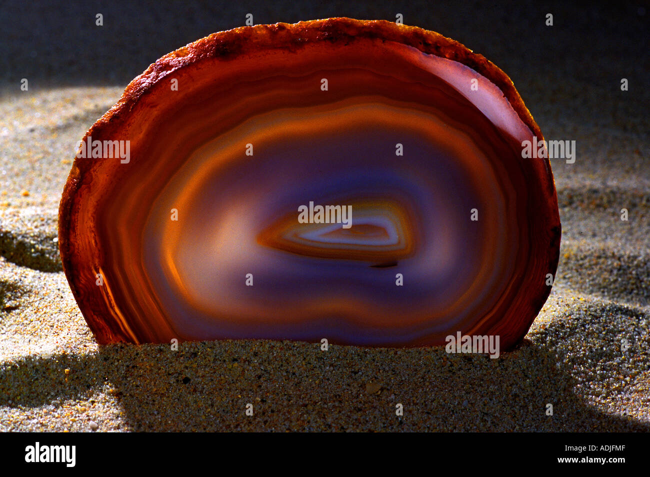 Mineral Chalcedon Achat Stock Photo - Alamy