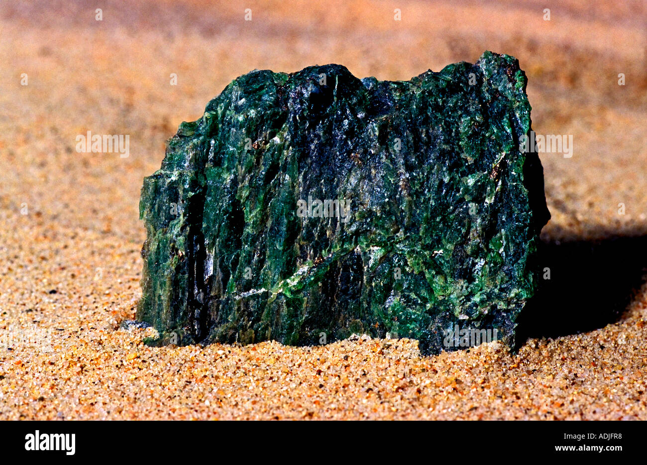 Diopsid Mineral Stock Photo