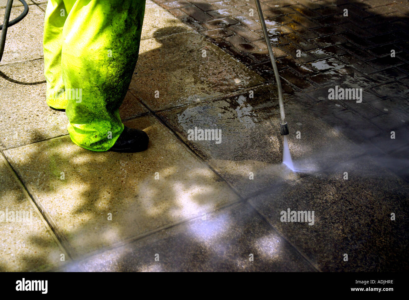 Chewing gum pavement litter hi-res stock photography and images - Alamy
