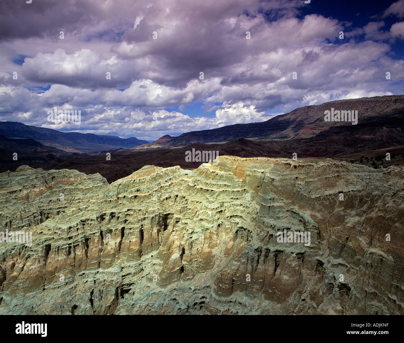 Blue Basin John Day Fossil Beds National Monument Oregon Stock Photo