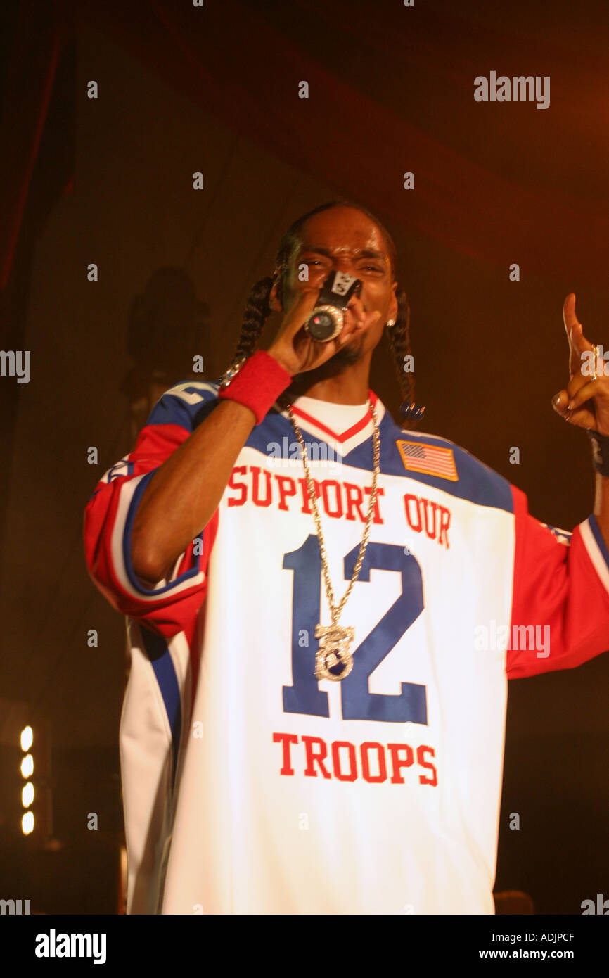 Rapper Snoop Dog In Concert Rapper Snoop Dog In Concert