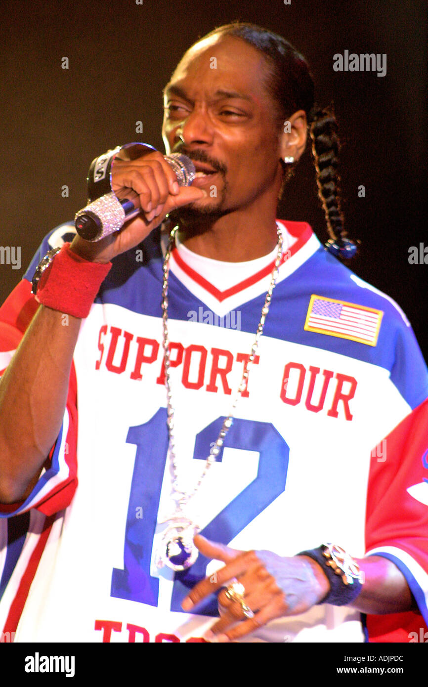Rapper Snoop Dog In Concert Rapper Snoop Dog In Concert