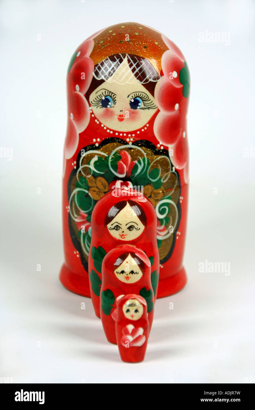 Antique wooden nesting dolls hires stock photography and images Alamy