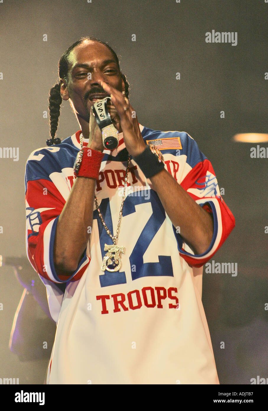 Rapper Snoop Dog In Concert Rapper Snoop Dog In Concert