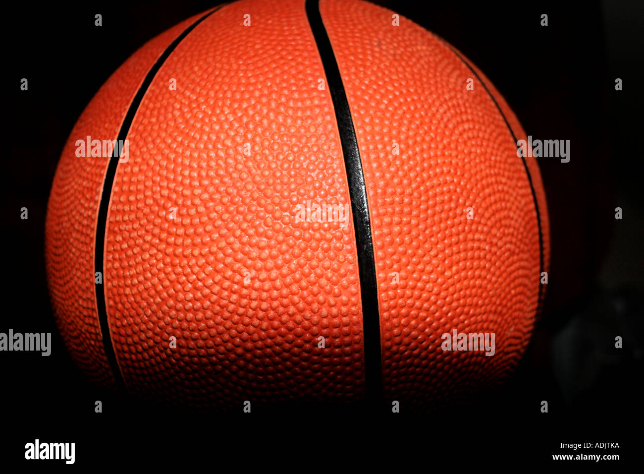 A Basketball close up Stock Photo