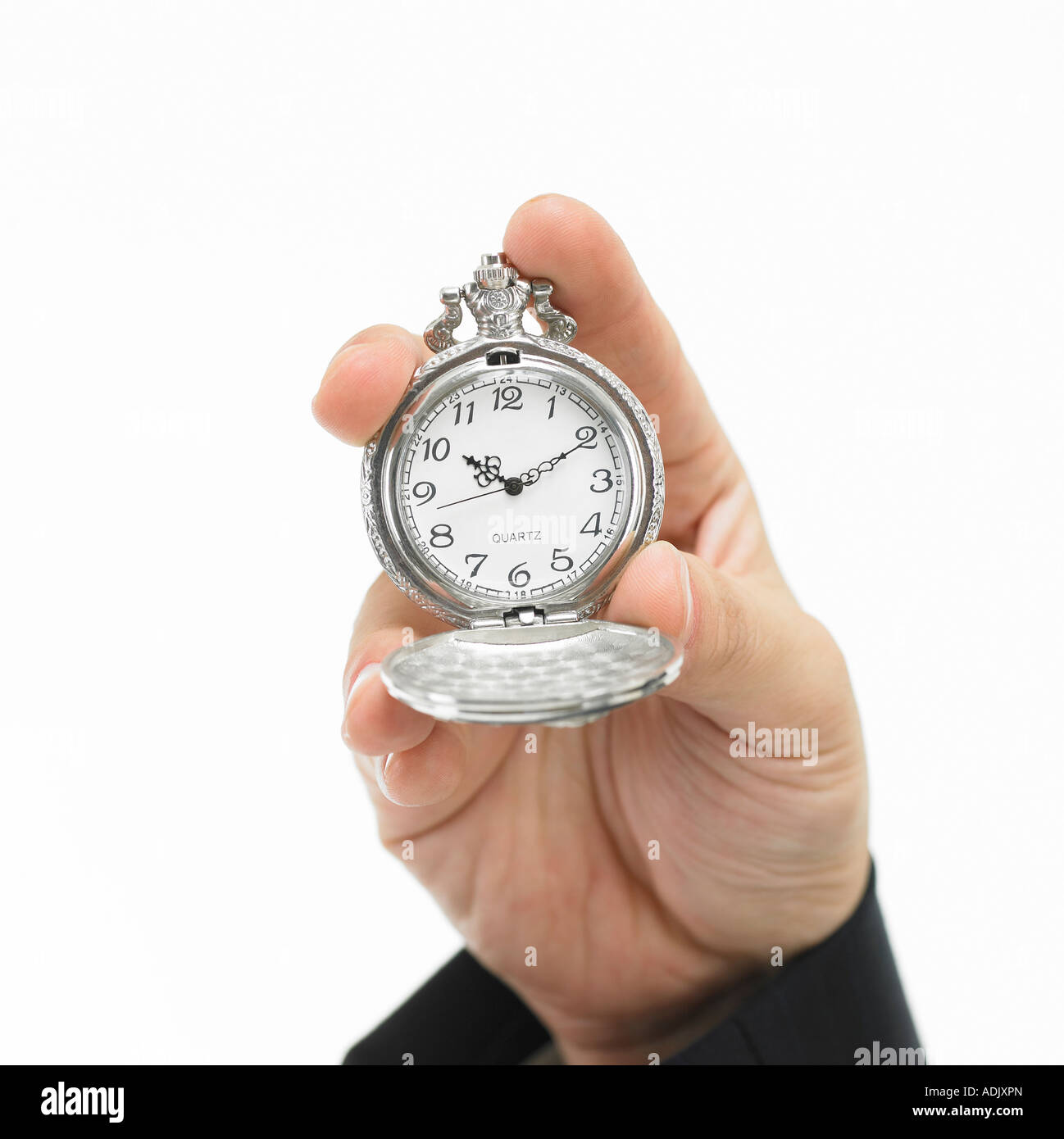 Hand pocket clock hi-res stock photography and images - Alamy