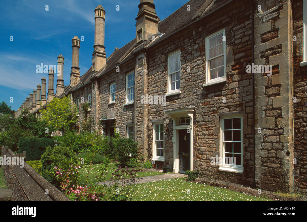 Vicars Close Wells Somerset Stock Photo