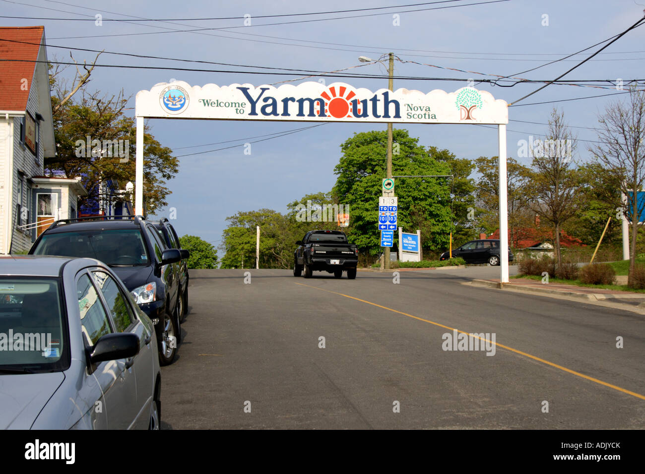 city of Yarmouth, Nova Scotia, Canada. Photo by Willy Matheisl Stock