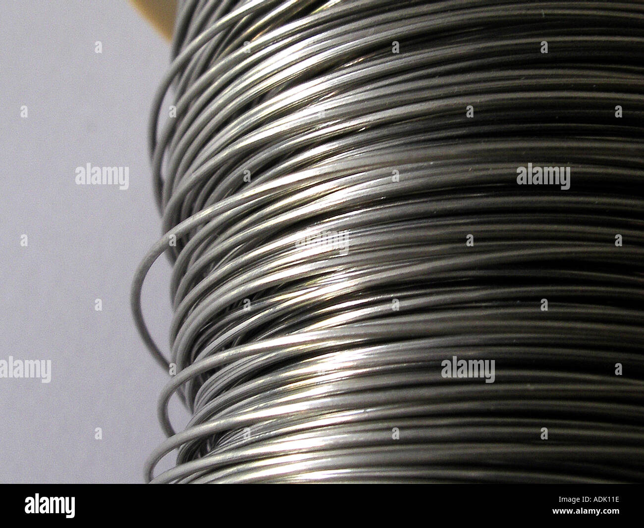 science roll of wire Stock Photo Alamy