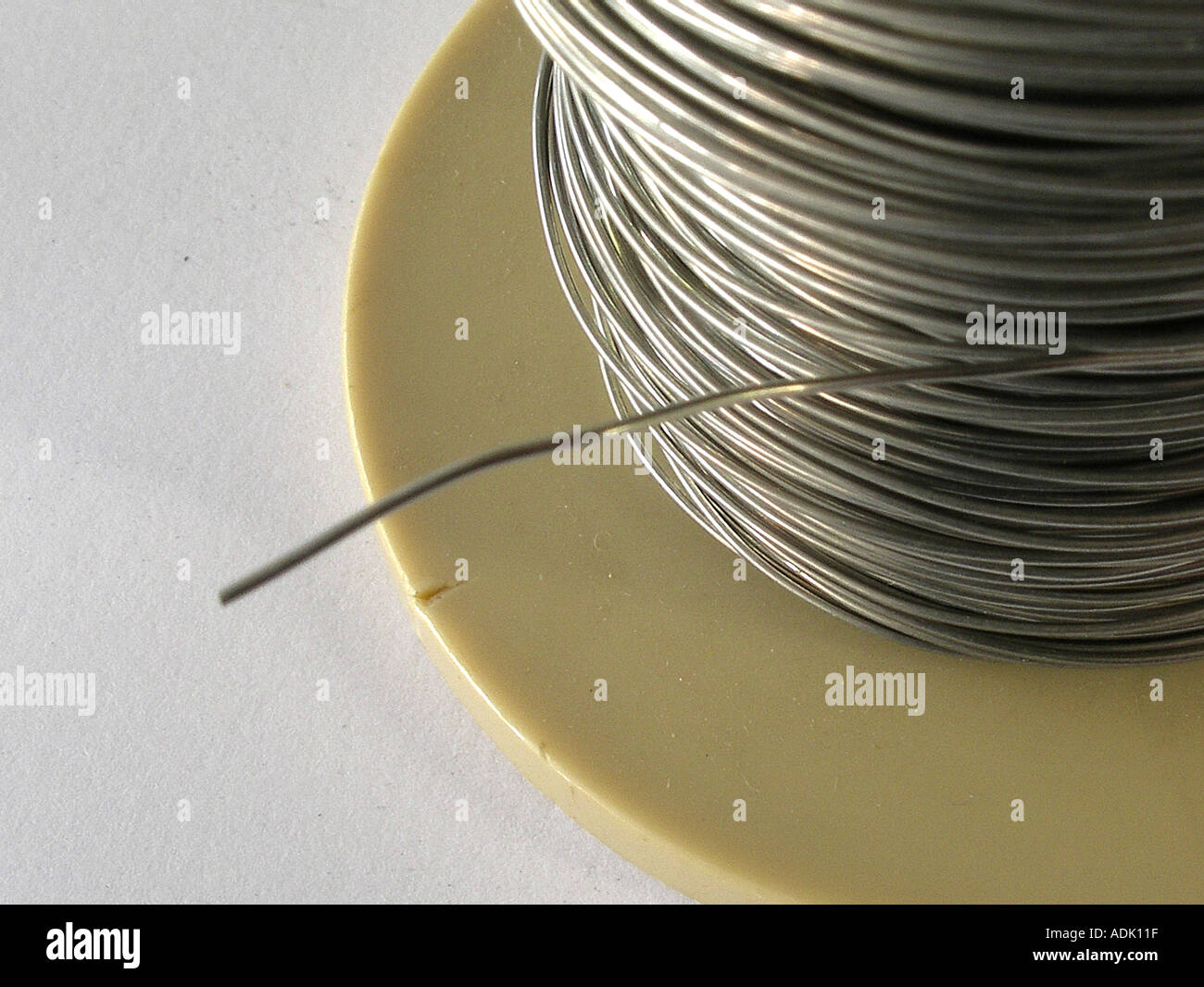 science roll of wire Stock Photo Alamy