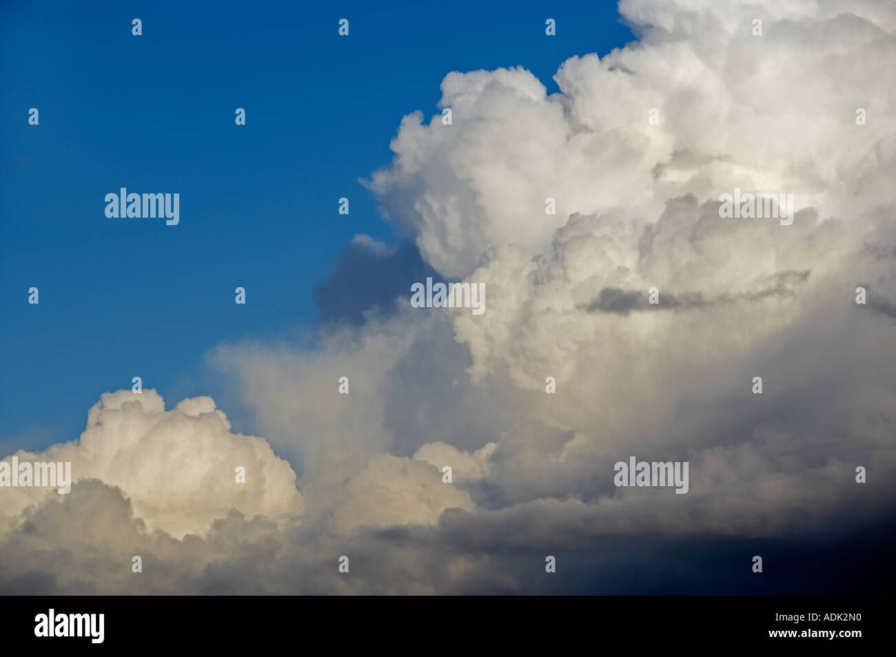 Thunderstorm clouds over Monroe Oregon Stock Photo