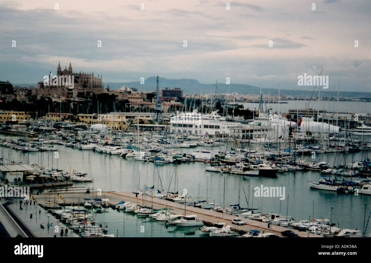Yachts and boats at Badia de