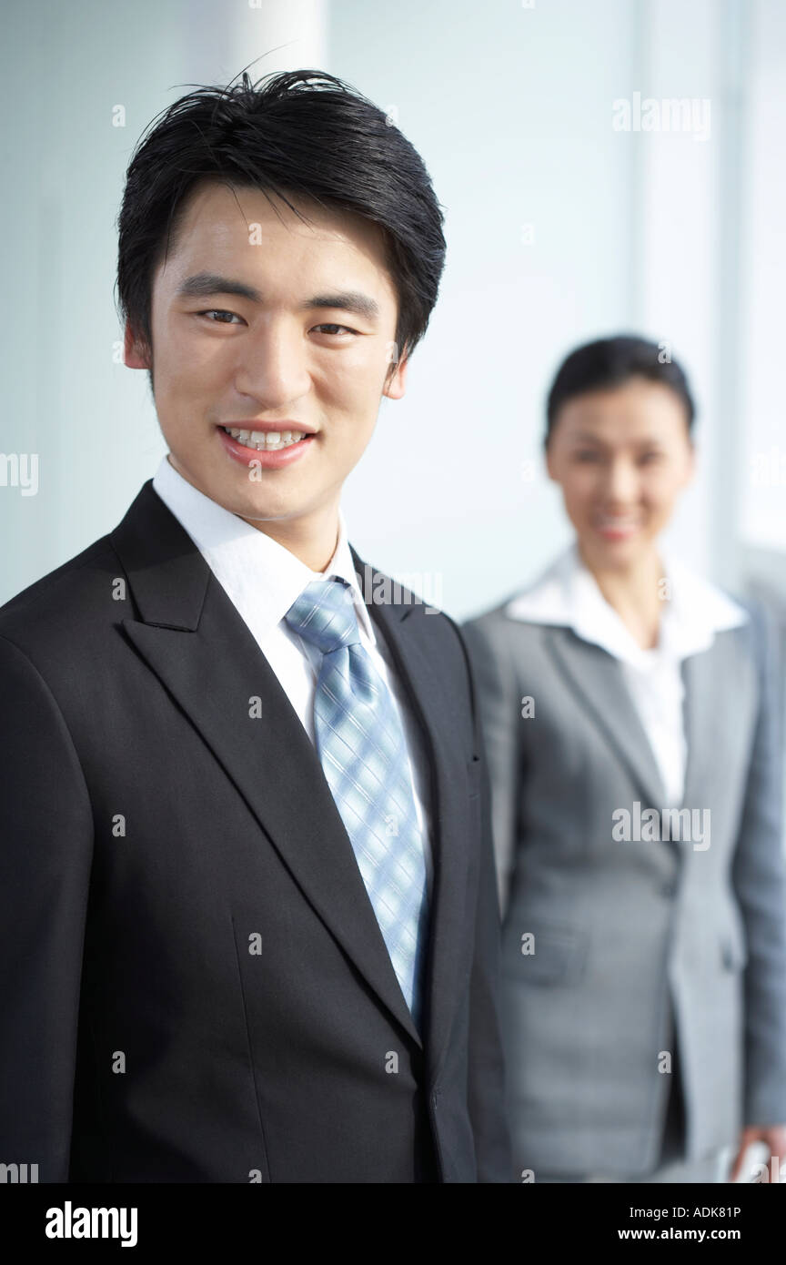 Portrait bust smiling man hi-res stock photography and images - Alamy