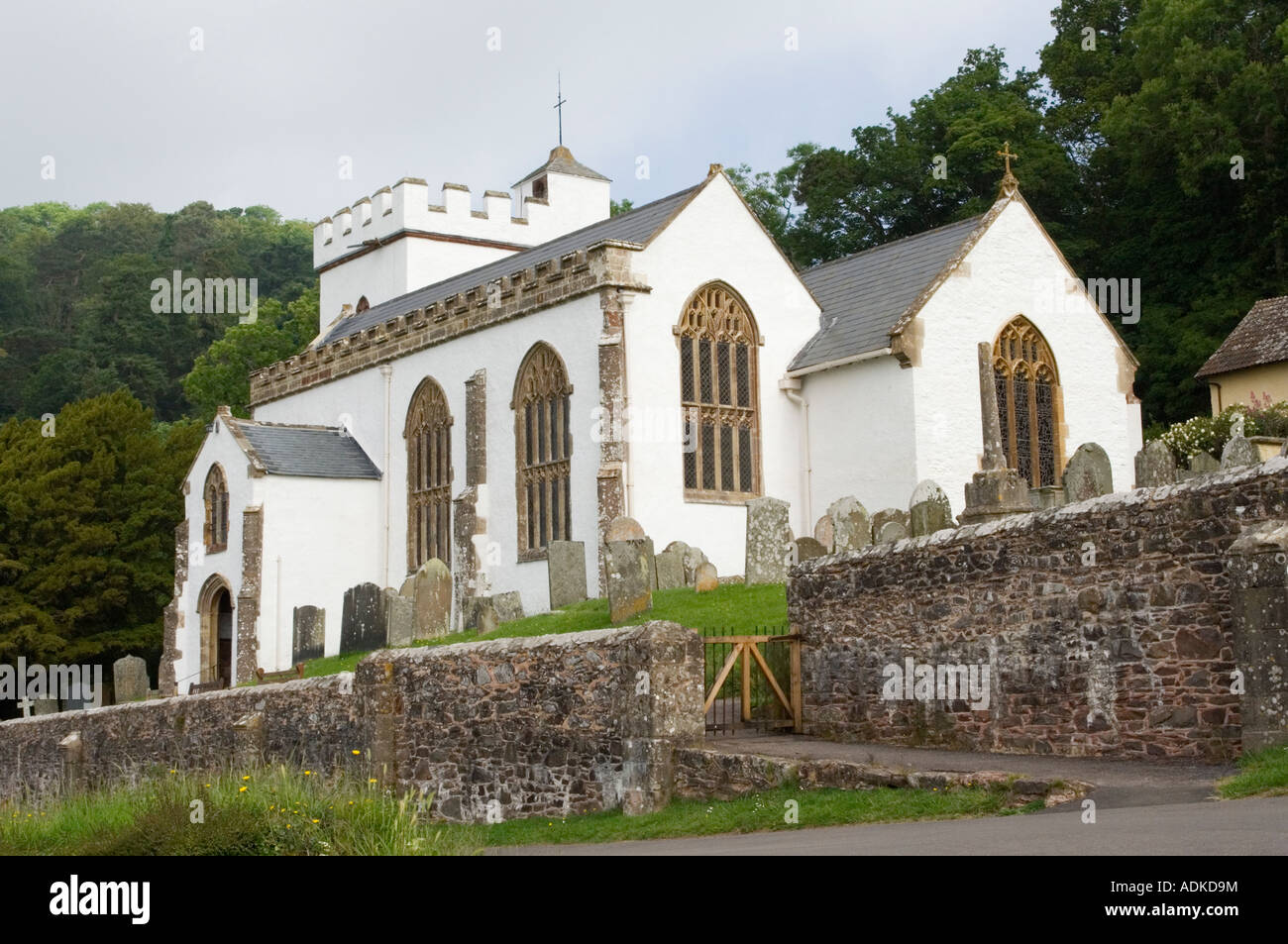 Parish Church at Selworthy, Somerset, UK Stock Photo