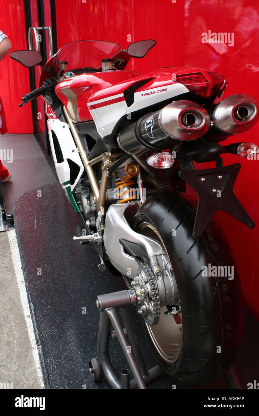 Moto GP Paddock - Moto detail Stock Photo - Alamy