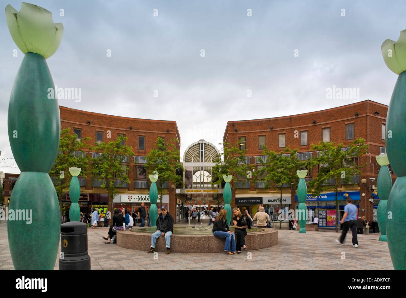 Golden Square Shopping Centre Warrington Stock Photo Alamy