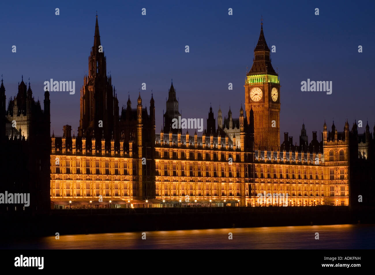house of parliment (nightshot) Stock Photo