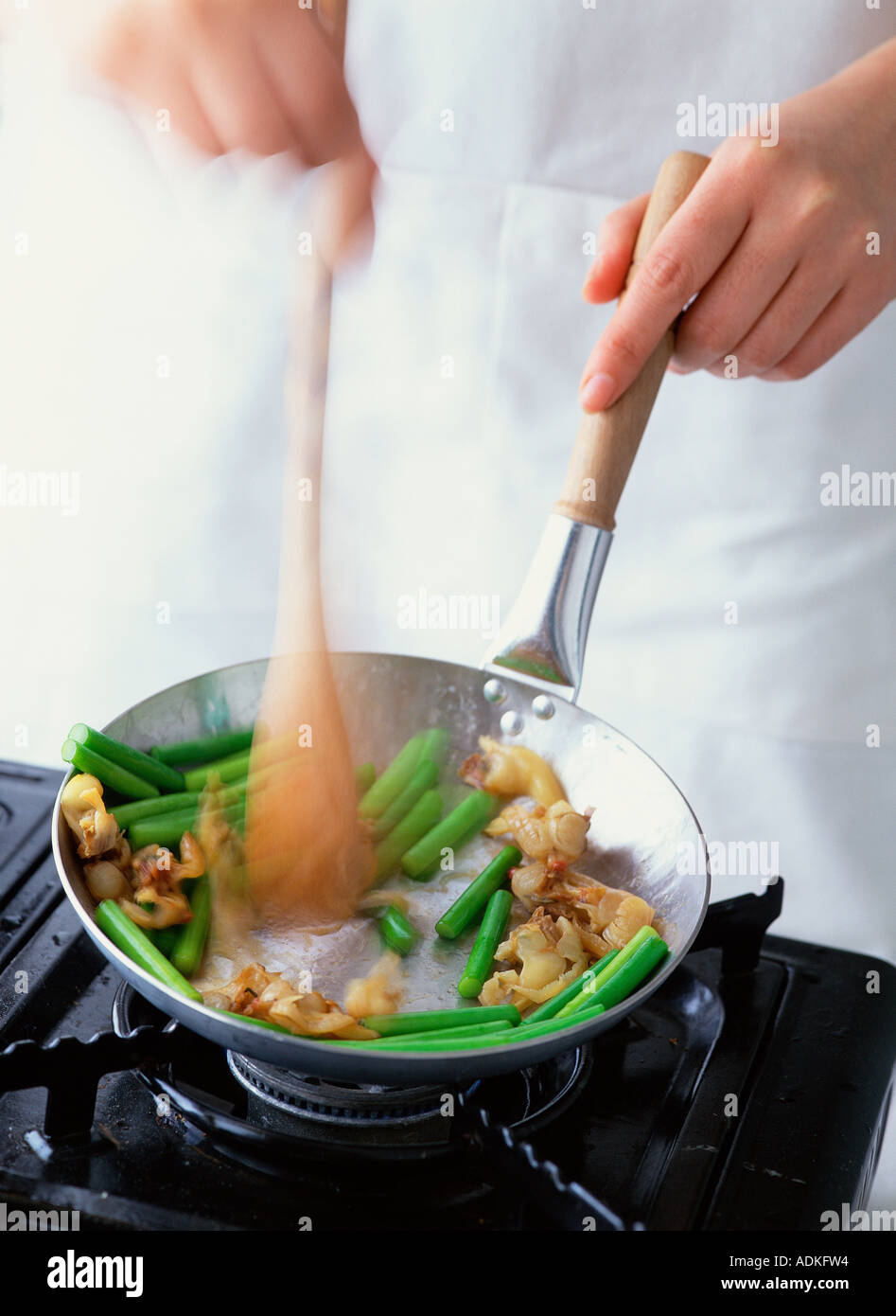 fried food making process Stock Photo Alamy
