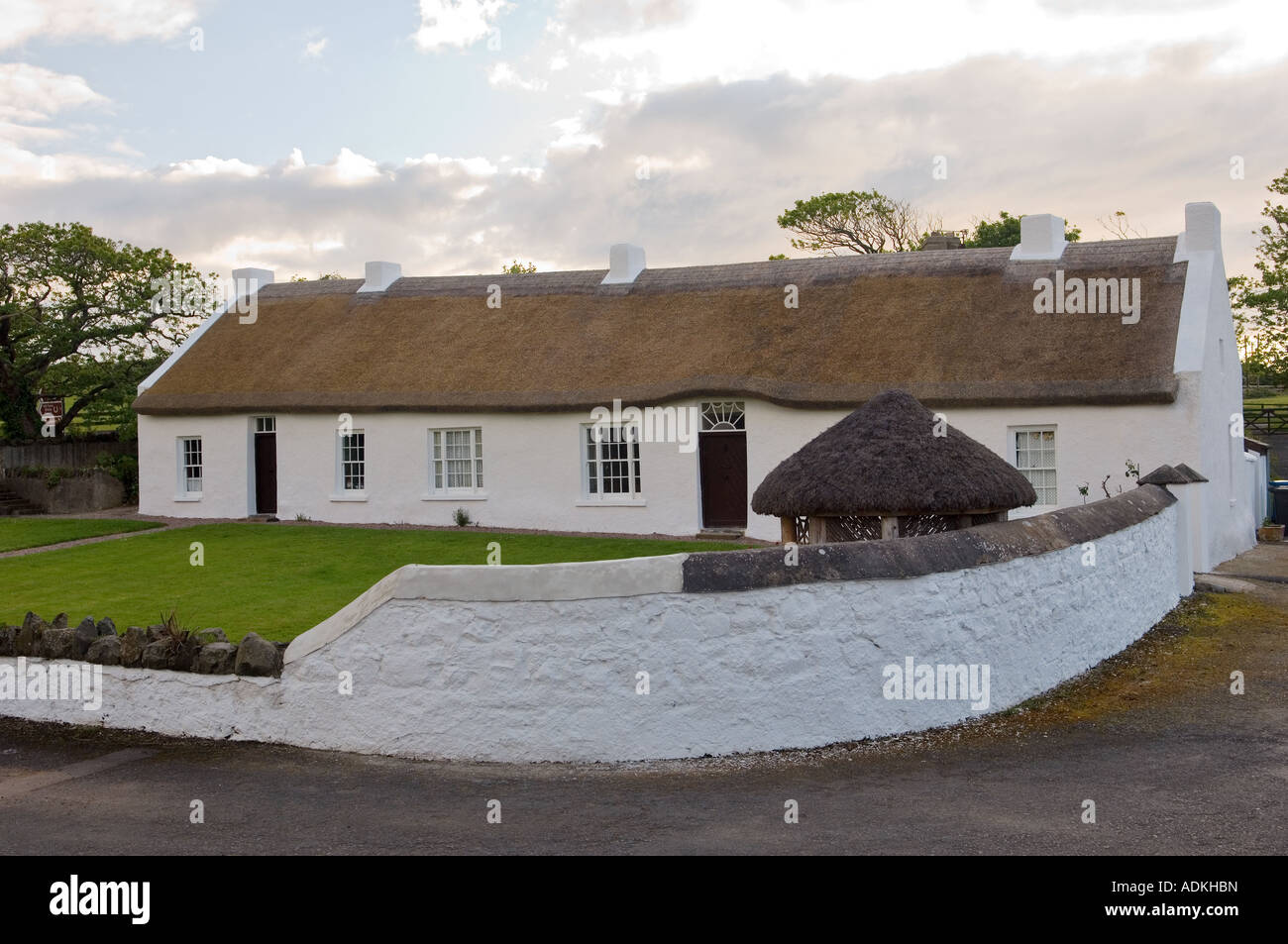 Hezlett House, a cruck framed thatched cottage at Castlerock, near