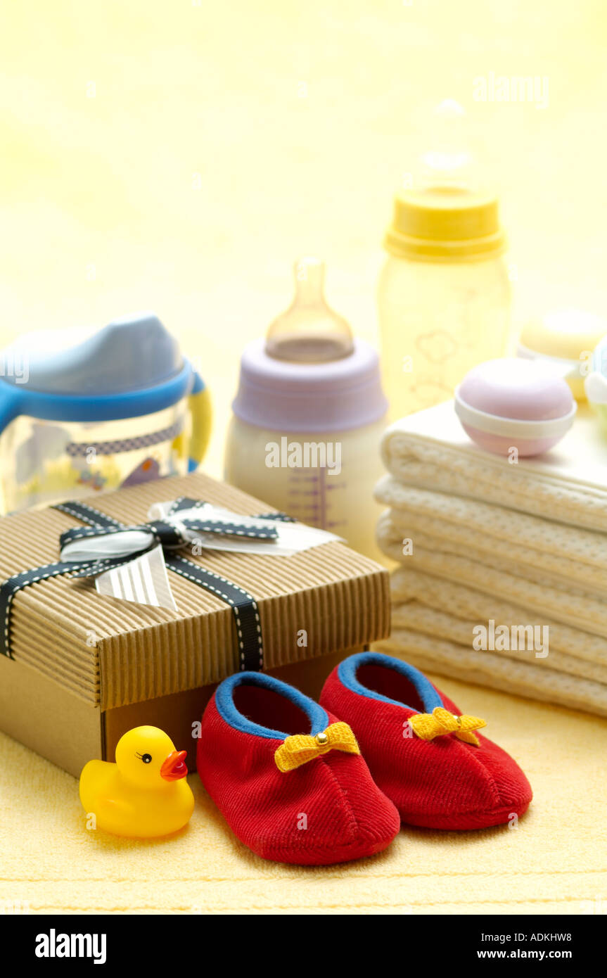 the baby supplies with vertical Stock Photo Alamy