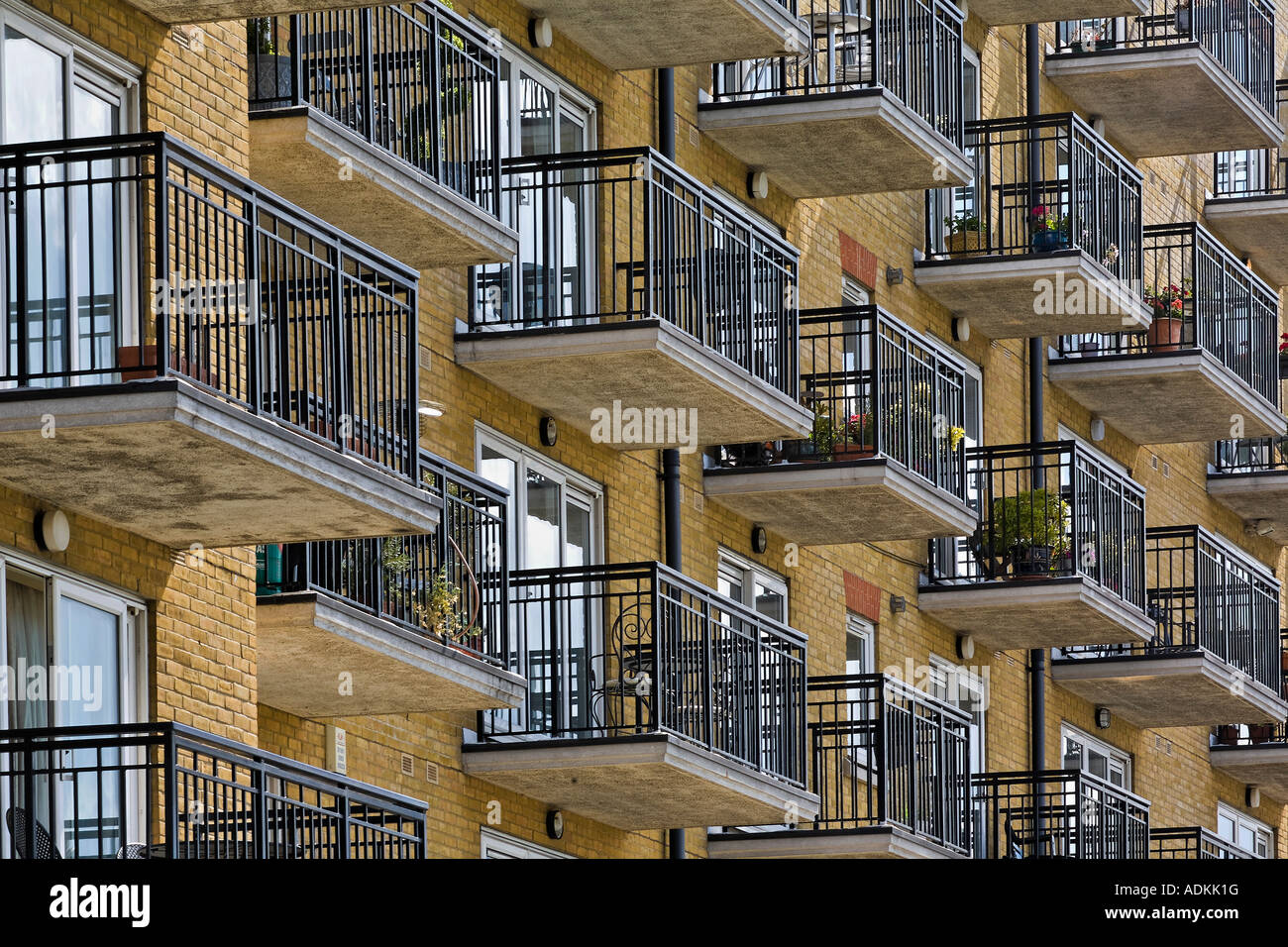 Victoria Wharf Apartments Narrow Street London Docklands Stock Photo