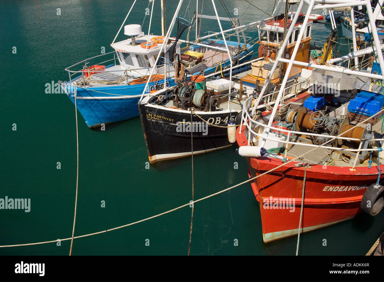Fishing boats in the harbour at Killybegs, County Donegal, Ireland’s