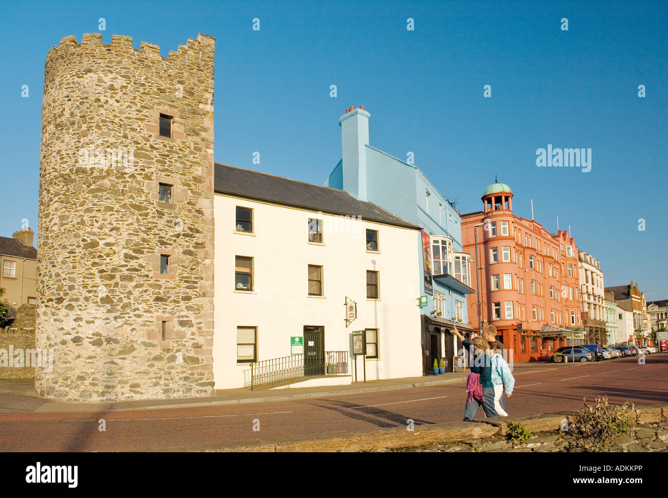Bangor harbour near Belfast County Down Northern Ireland. Centuries