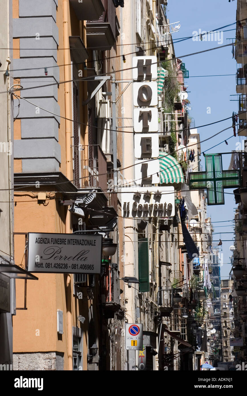 Hotel Il Convento Spaccanapoli Naples Italy Stock Photo - 