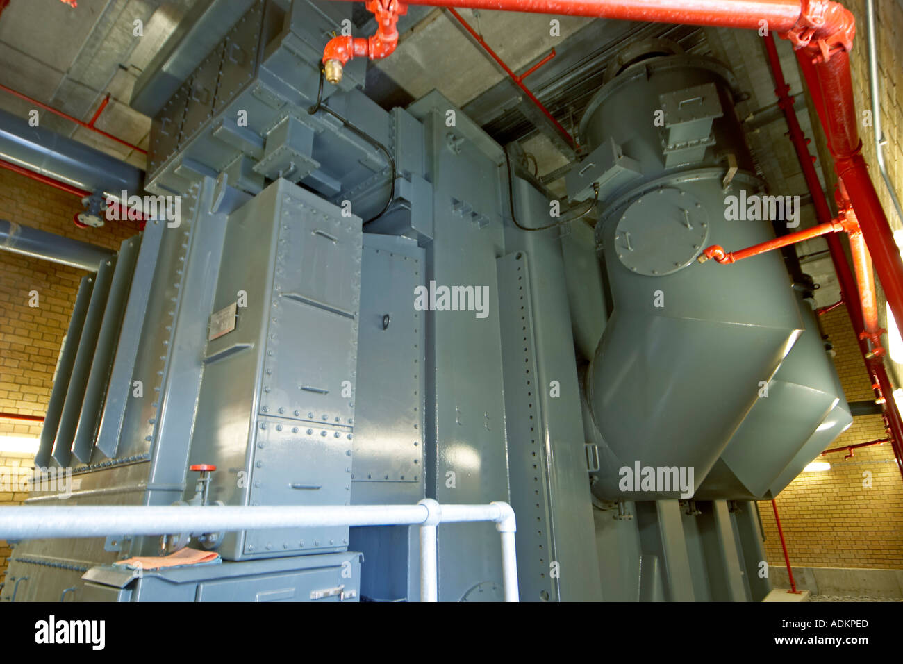 Gas Insulated Switching GIS electrical power transmission plant