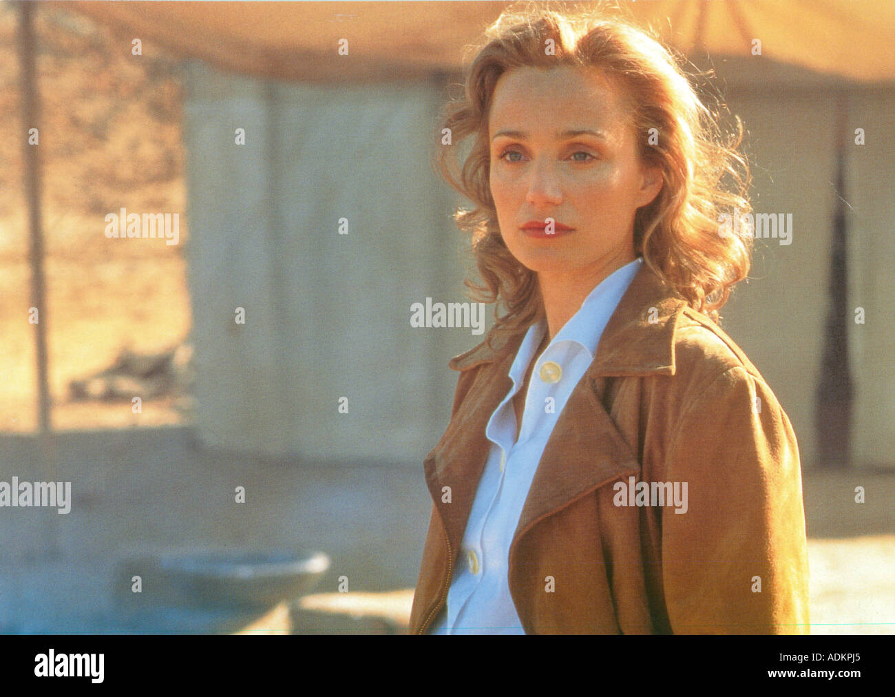 THE ENGLISH PATIENT Kristin Scott Thomas in the 1996 Buena Vista film Stock Photo