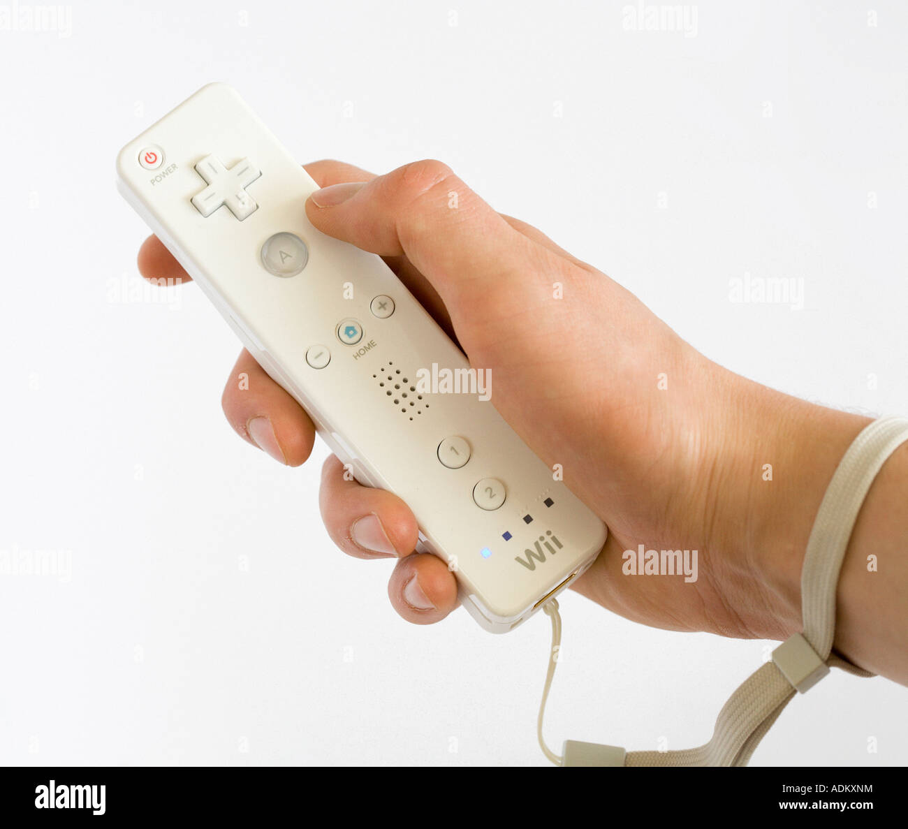 Playing Nintendo wii handset cutout Stock Photo - Alamy