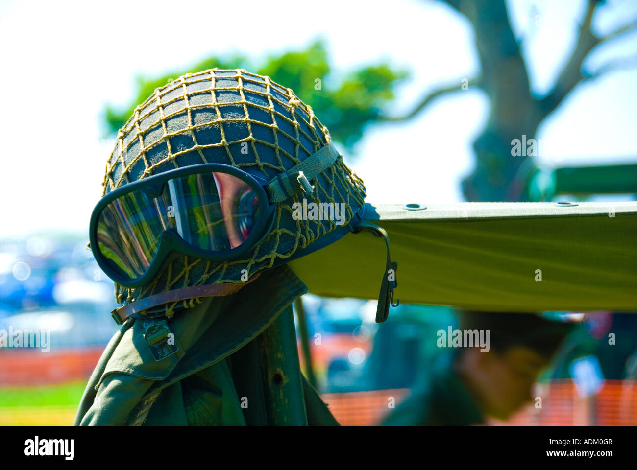 World War Two Army Helmet Stock Photo - Alamy