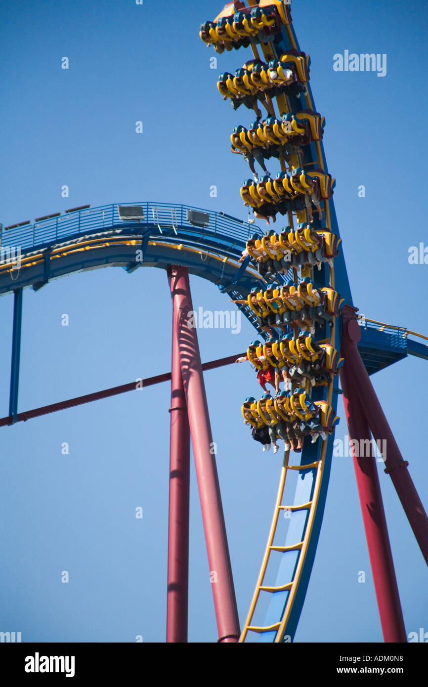 Six Flags Magic Mountain Valencia California United States of America Stock Photo