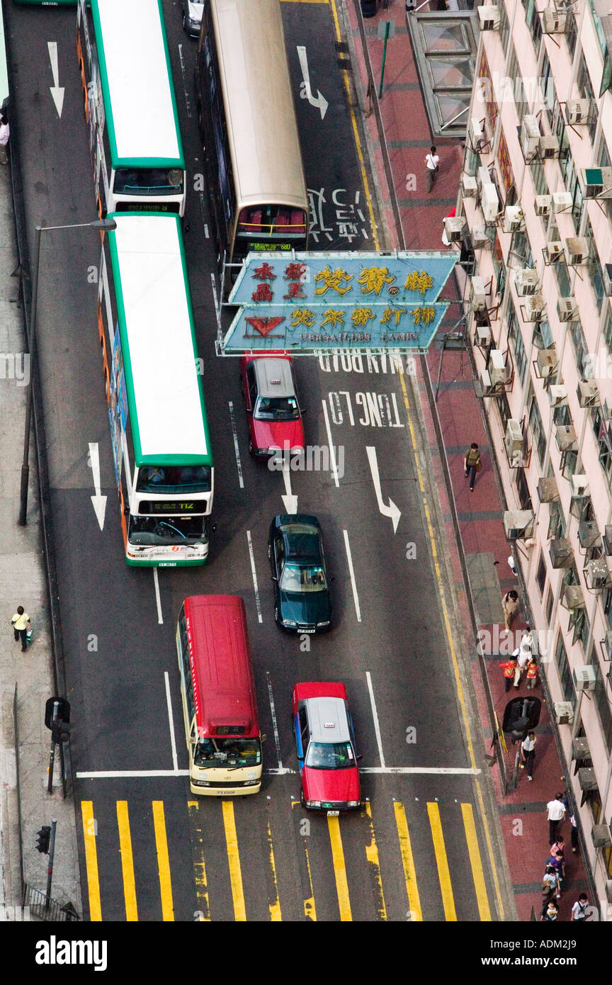 aerial photograph of Hong Kong Tung Lo Wan Road China Chinese Stock Photo