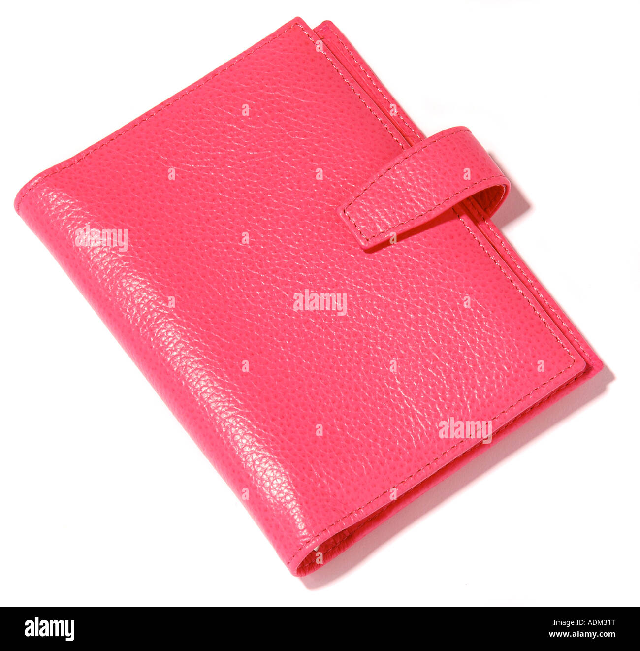 A Pink Personnel Organizer / Filofax.Picture by Paddy McGuinness paddymcguinness Stock Photo