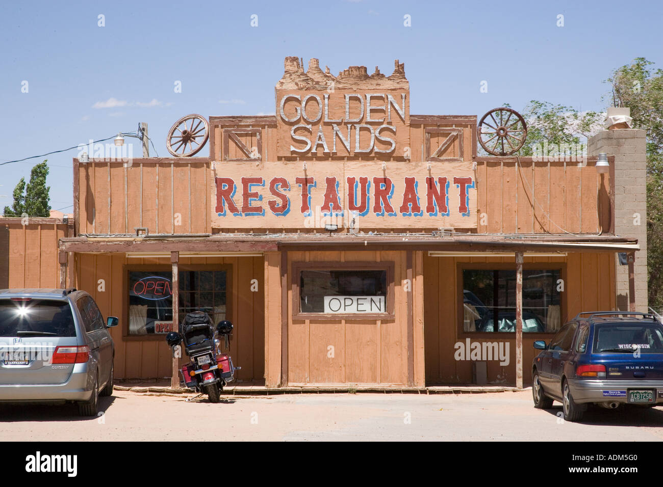 Golden Sands Restaurant Kayenta Arizona Stock Photo Alamy