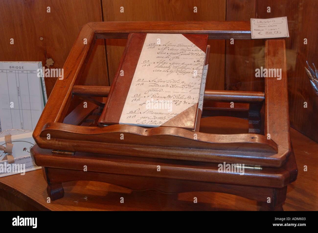 Venice is renowned for its shops specialising in fine paper and bookbinding Stock Photo Alamy