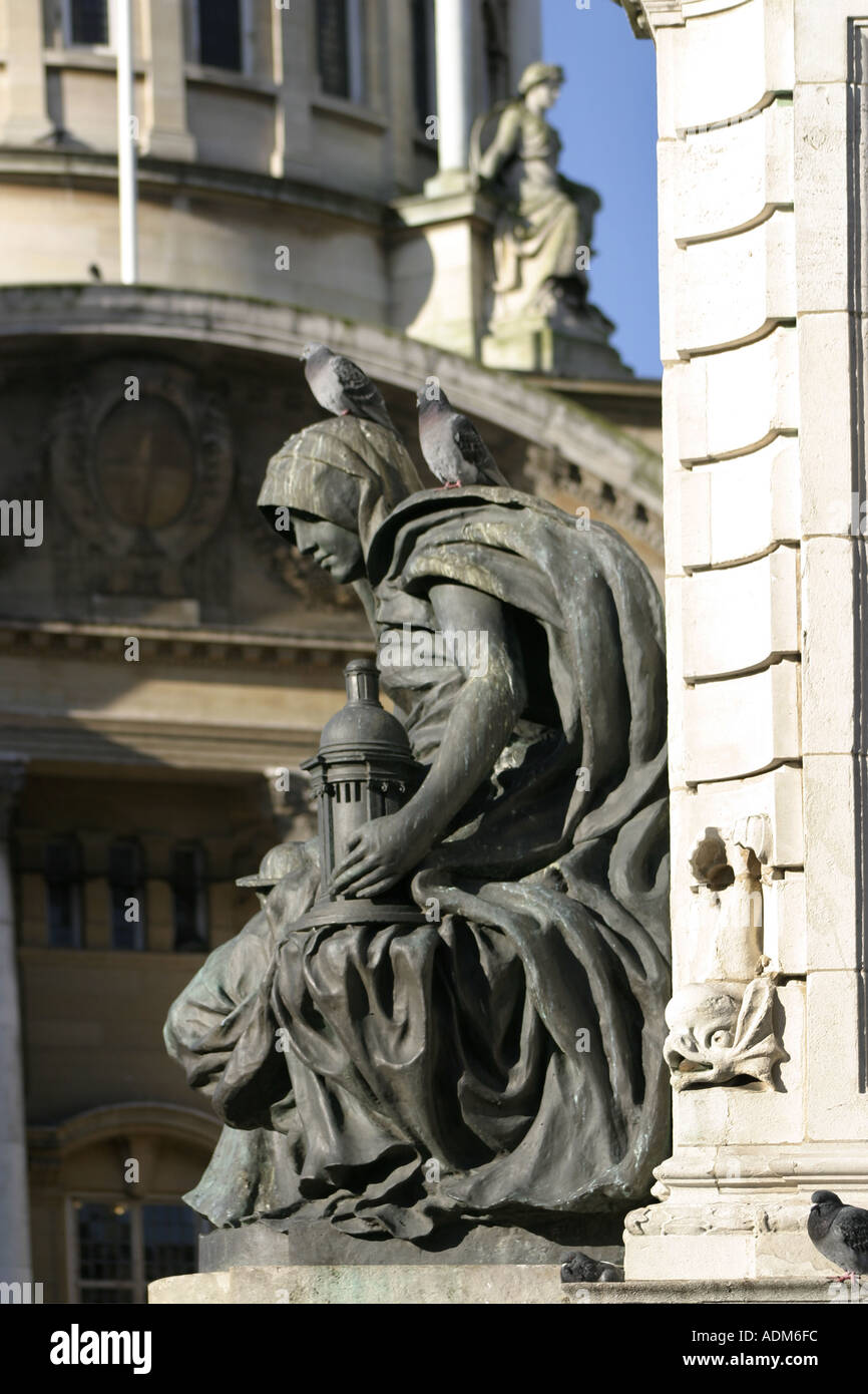 Detail from statue of Queen Victoria in Queen Victoria Square Hull