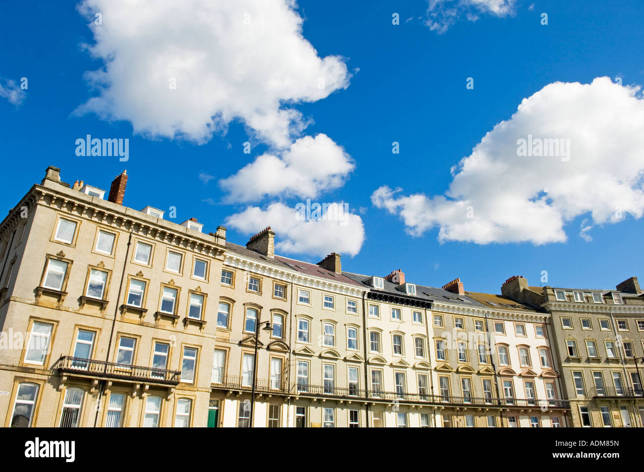 Royal Crescent apartments, Whitby, north Yorkshire Stock Photo Alamy