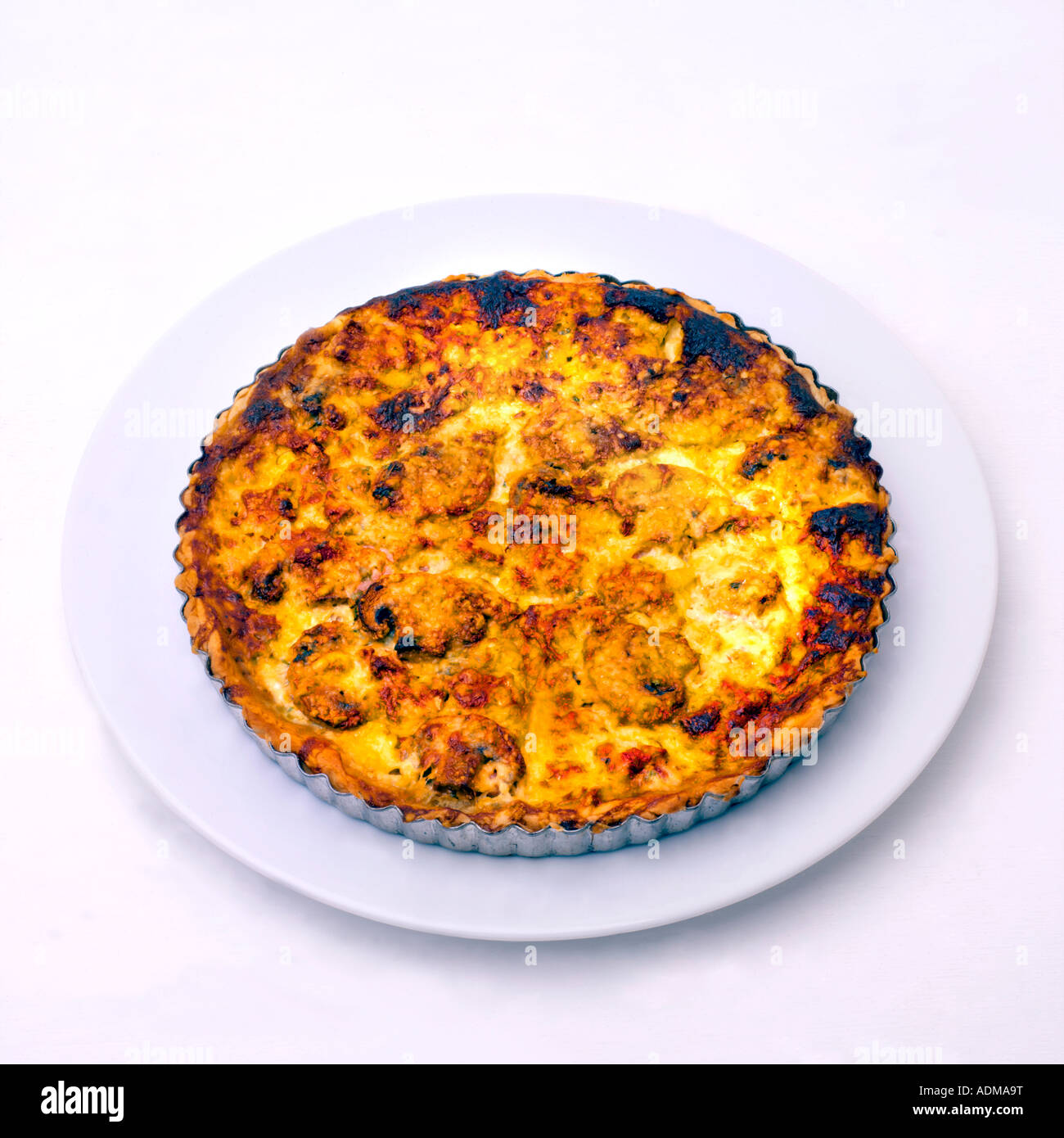 Home Made Quiche Lorraine Stock Photo Alamy